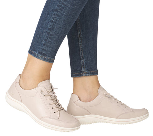 Pantofi sport, dama, REMONTE, D1E07-31, crem, piele naturala
